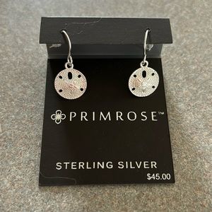 Primrose sterling silver starfish earrings